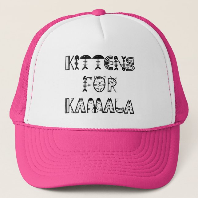 CASQUETTE LES CHATONS POUR KAMALA (Devant)