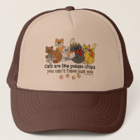 Les chats sont comme des pommes chips