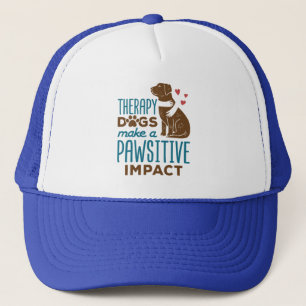 Casquette Les chiens de thérapie font un impact négatif