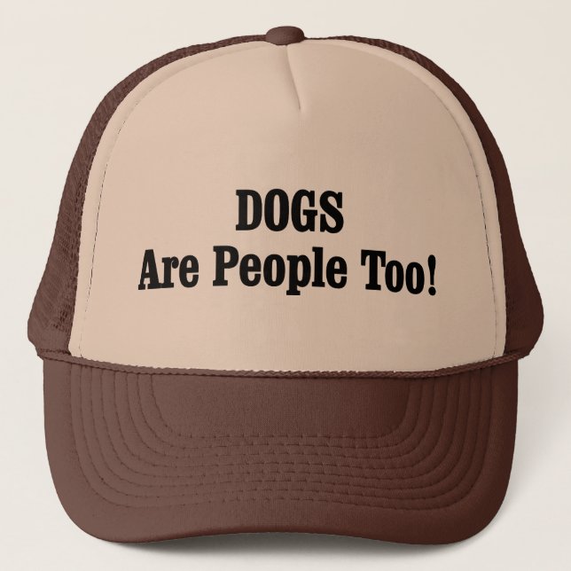 Casquette Les CHIENS Sont Aussi Des Gens ! (Devant)