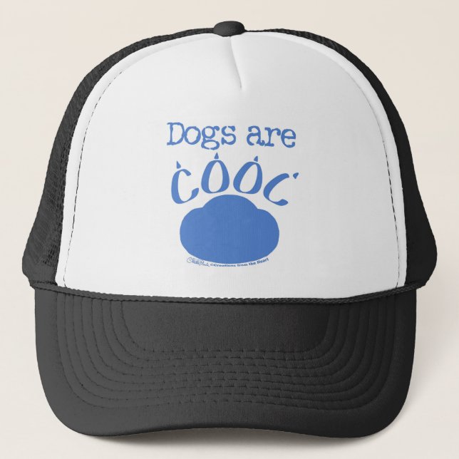 Casquette Les CHIENS sont Empreintes de pattes Cool (Devant)