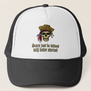 Casquette Les cicatrices ne sont que des tatouages