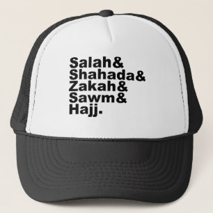 Casquette Les cinq piliers de l'islam   Prière musulmane Foi