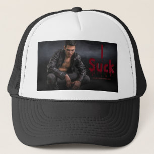 Casquette Les crocs de la silhouette vampirique pâle d'Hallo