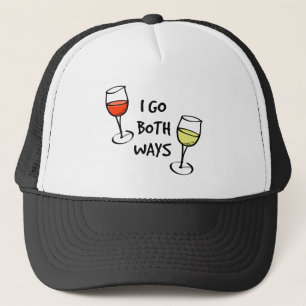 Casquette Les deux verres de vin de manières