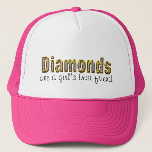 Casquette les diamants sont un meilleur ami de filles