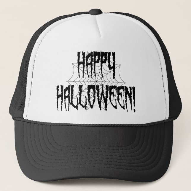 Casquette Les doigts de l'araignée d'Halloween et le Web (Devant)
