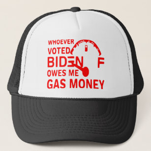 Casquette Les électeurs de Biden me donnent de l'argent en g