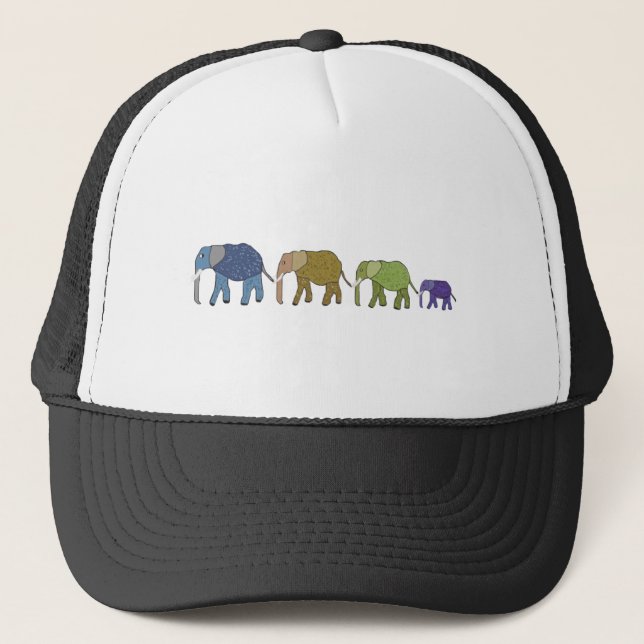 Casquette Les éléphants n'oublient jamais (Devant)