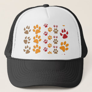 Casquette Les empreintes de pattes de chien et de chat