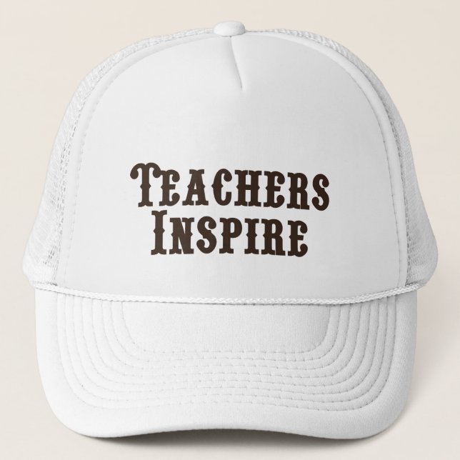 Casquette Les enseignants inspirent (Devant)