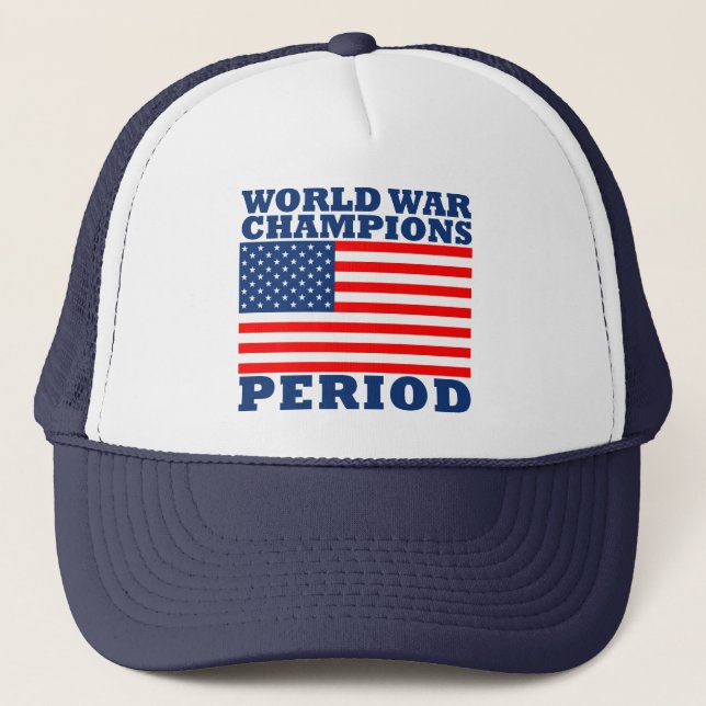 Casquette Les Etats-Unis, champions de guerre mondiale, (Devant)