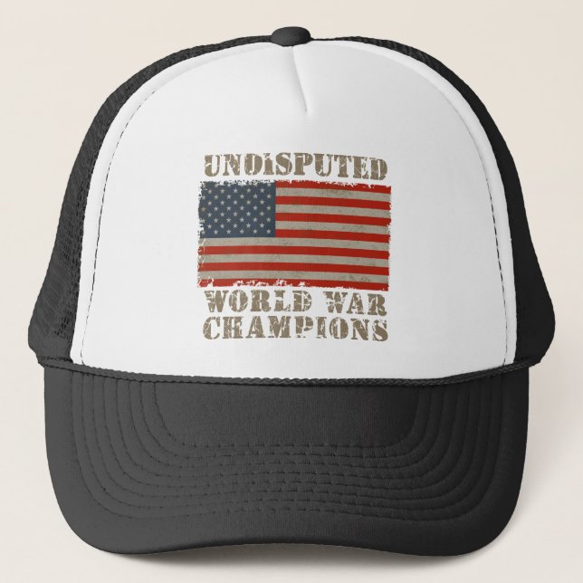 Casquette Les Etats-Unis, champions incontestés de guerre (Devant)