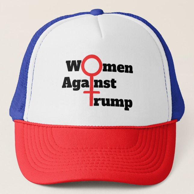 Casquette Les femmes contre Trump Trucker Hat (Devant)