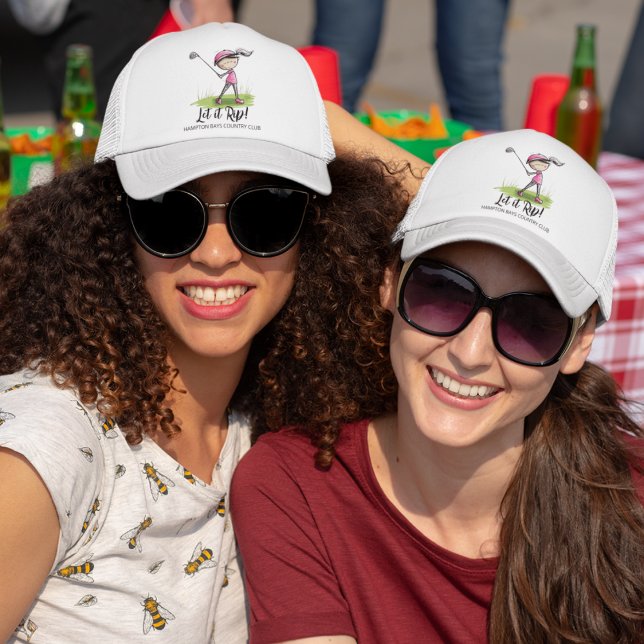 Casquette Les femmes golfeuses "Laisse-le se déchirer !" Amu (Créateur téléchargé)