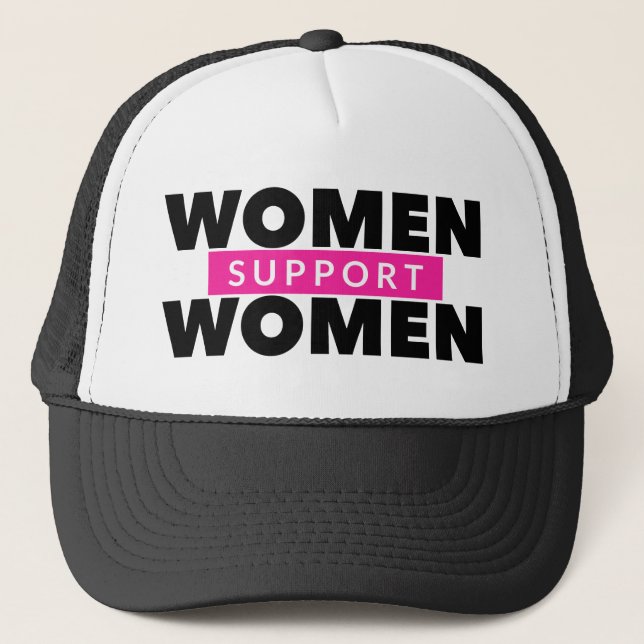 Casquette Les femmes soutiennent les femmes Trucker Hat (Devant)