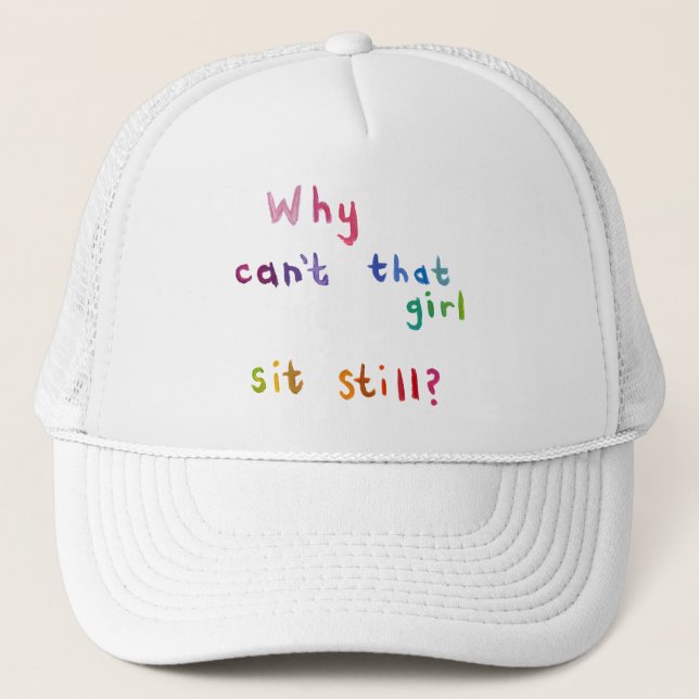 Casquette Les filles actives de femmes occupées ne peuvent (Devant)