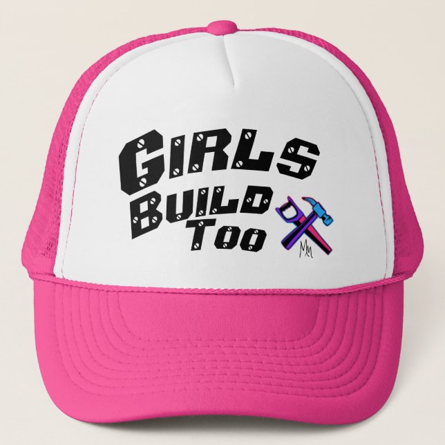 Casquette Les filles construisent aussi (Devant)