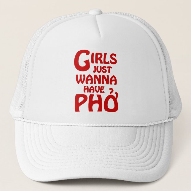 Casquette Les Filles Veulent Juste Avoir du Phở (Devant)