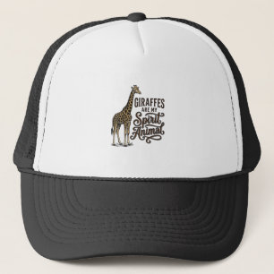 Casquette Les girafes sont mon animal spirituel conception d