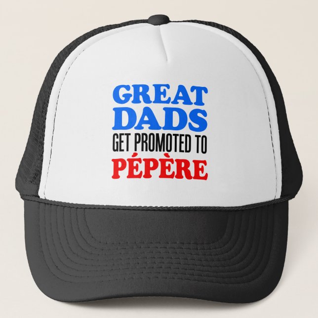 Casquette Les grands papas ont favorisé Pepere (Devant)