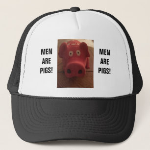CASQUETTE LES HOMMES SONT DES PIGS !