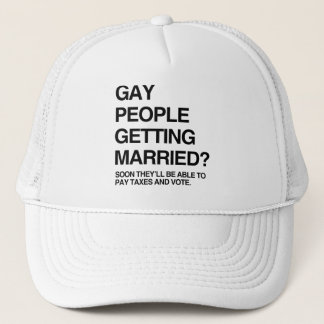 CASQUETTE LES HOMOSEXUELS SE MARIENT