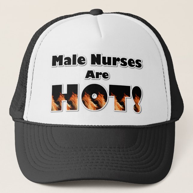 Casquette Les infirmières masculines sont chaudes (Devant)