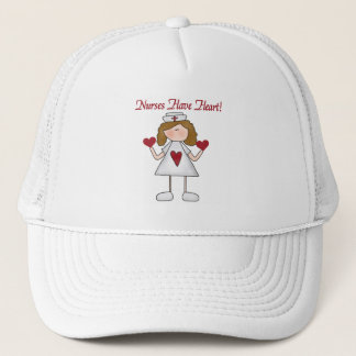 Casquette Les infirmières ont des T-shirts cardiaques et des