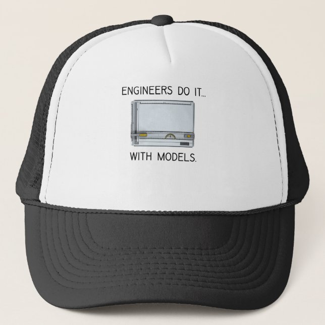 Casquette Les ingénieurs le font… Avec des modèles (Devant)