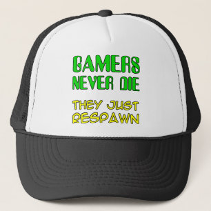 Casquette Les Joueurs ne meurent jamais Ils Respectent Funny