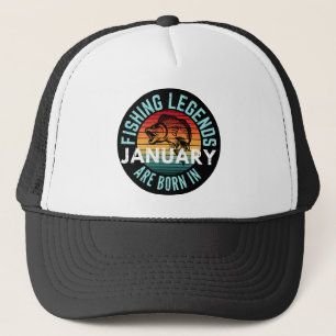 CASQUETTE LES LÉGENDES DE PÊCHE NÉCESSITENT JANVIER