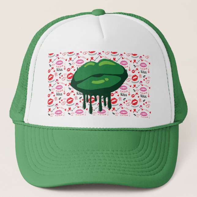 Casquette Les lèvres de la femme (Devant)
