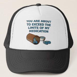 Casquette Les Limites De Mon Médicament Chapeau Drôle Casque