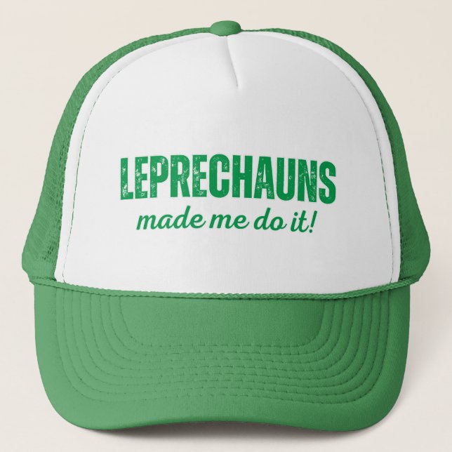 Casquette Les lutins m'ont forcé à le faire ! (Devant)