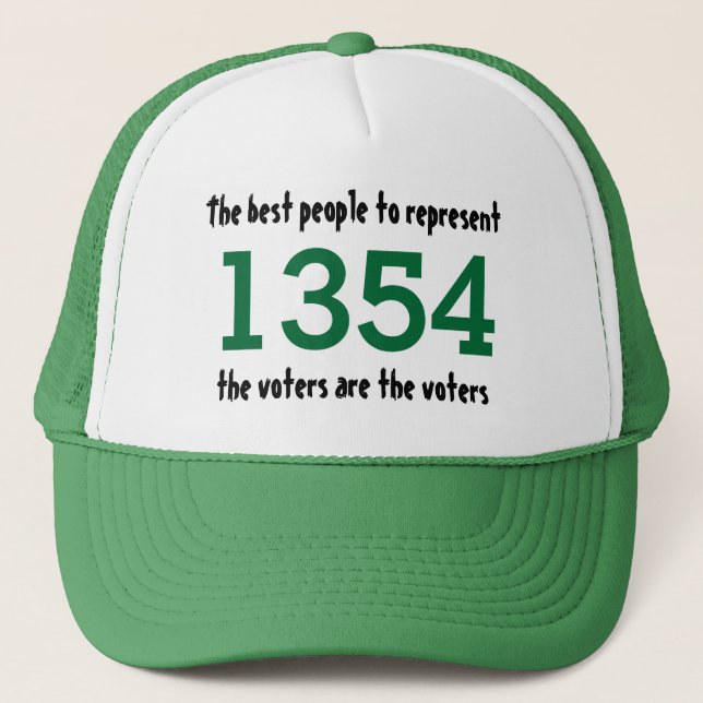 Casquette Les meilleures personnes pour représenter les (Devant)