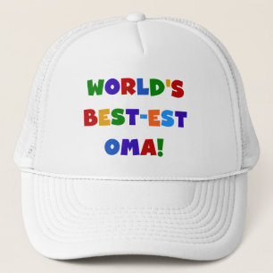 Casquette Les meilleurs cadeaux Oma Bright Colors du monde