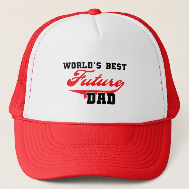 Casquette Les meilleurs futurs T-shirts et cadeaux du papa (Devant)