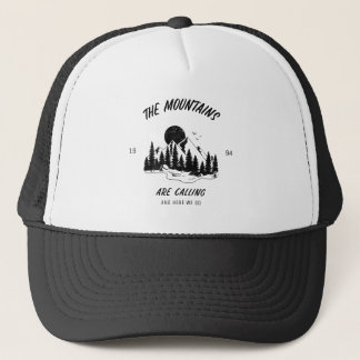 Casquette Les Montagnes appellent et nous y allons