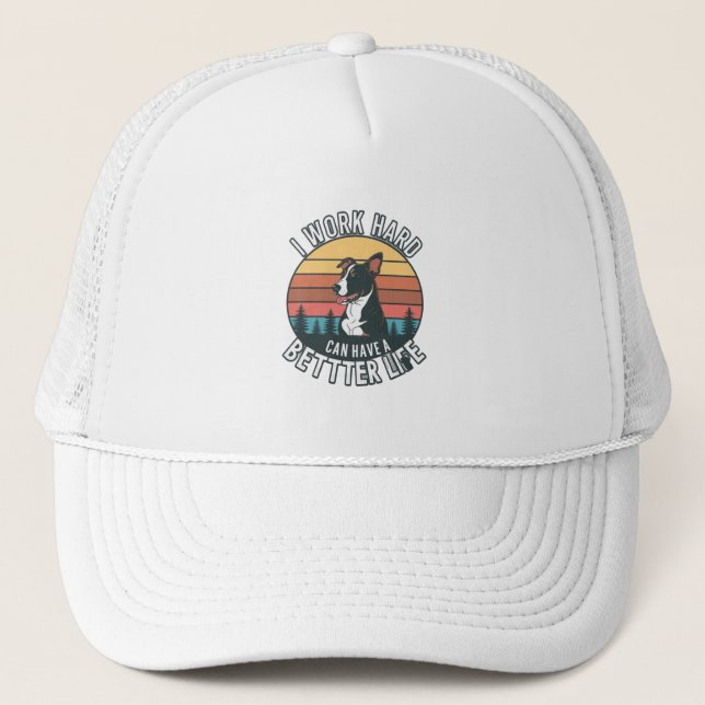 Casquette Les objectifs de vie des chiens (Devant)