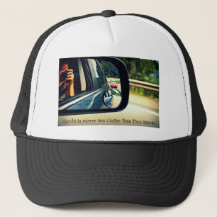 Casquette Les objets dans le miroir sont plus étroits qu'il