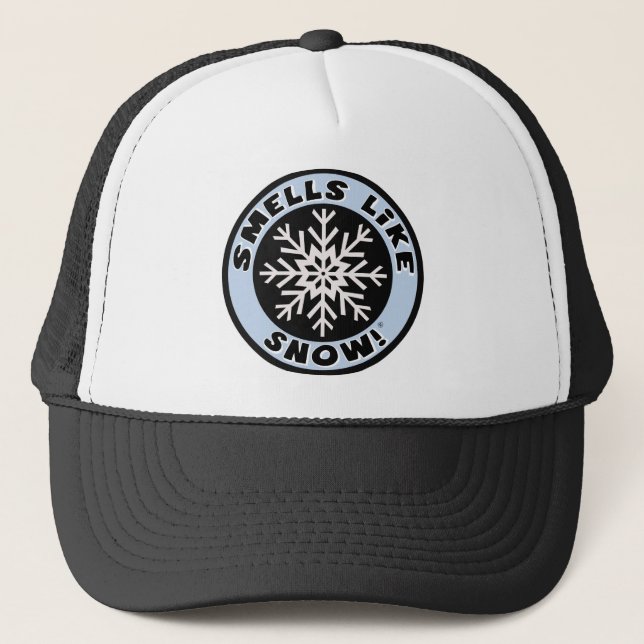 Casquette Les odeurs aiment la neige ! (Devant)