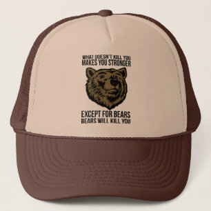 Casquette Les ours vous tueront - nouveauté drôle