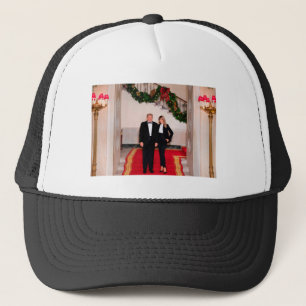 Casquette Les pas de Noël Président Donald Trump & Melania