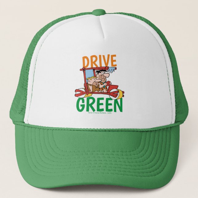 Casquette Les Pierrafeu | Fred & Barney - Drive Green (Devant)