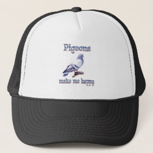 Casquette Les pigeons me rendent heureux