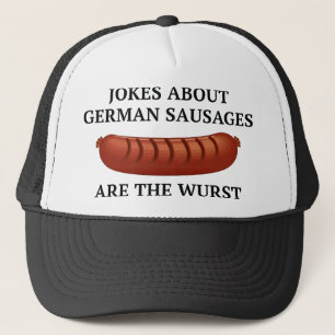 Casquette Les plaisanteries au sujet des saucisses