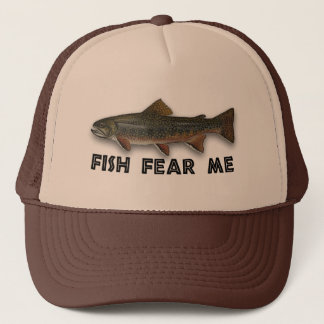 Casquette Les poissons drôles de pêcheur me craignent