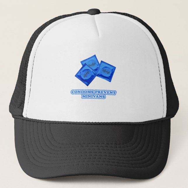 Casquette Les préservatifs empêchent des monospaces (Devant)