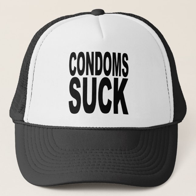 Casquette Les préservatifs sucent (Devant)